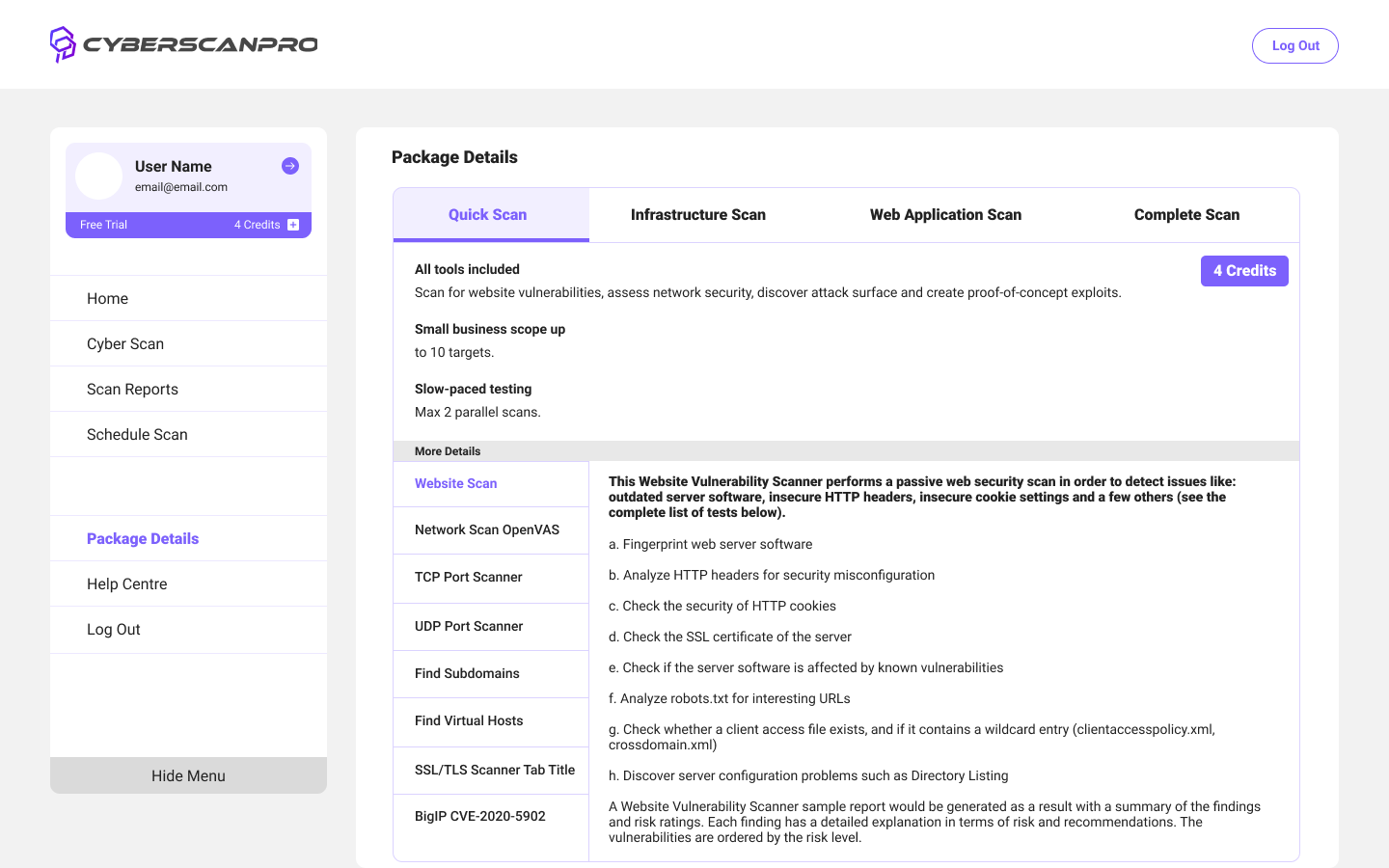 CyberScanPro screenshot 3