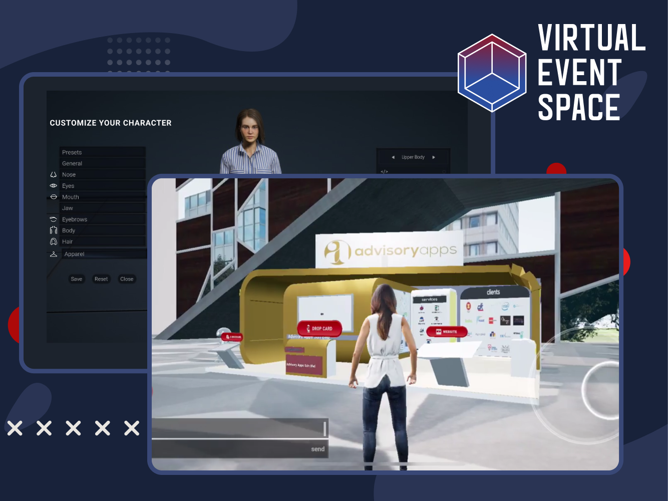The Virtual Event Space